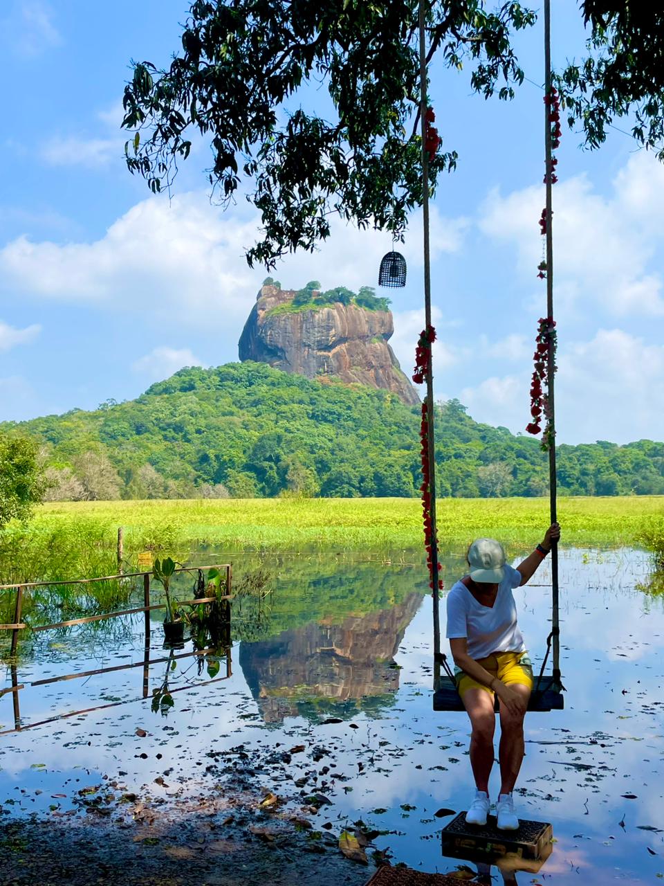 Swing view of Sigiriya rock fortress