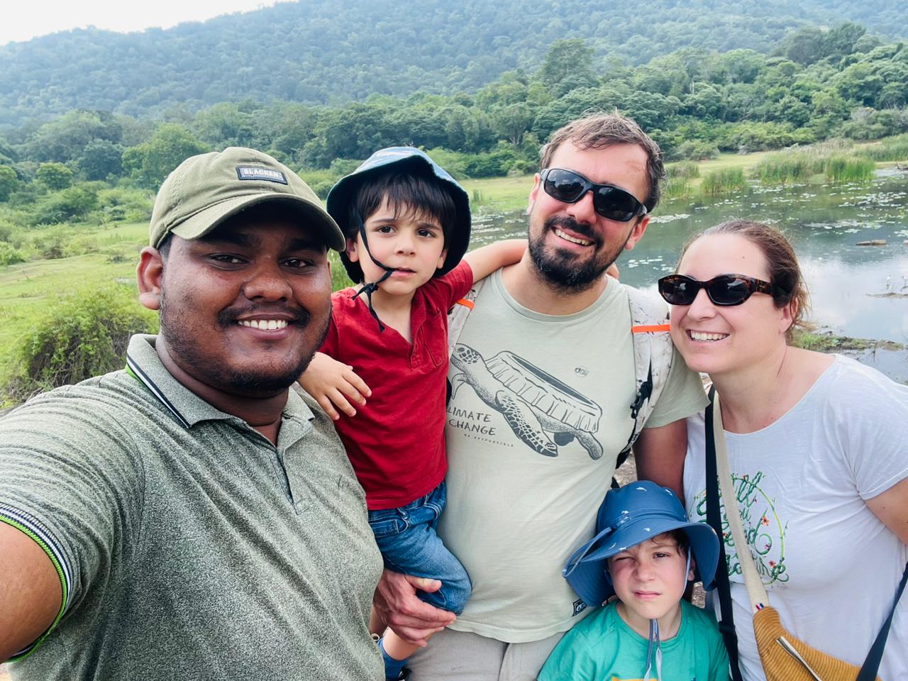 Family safari morning
